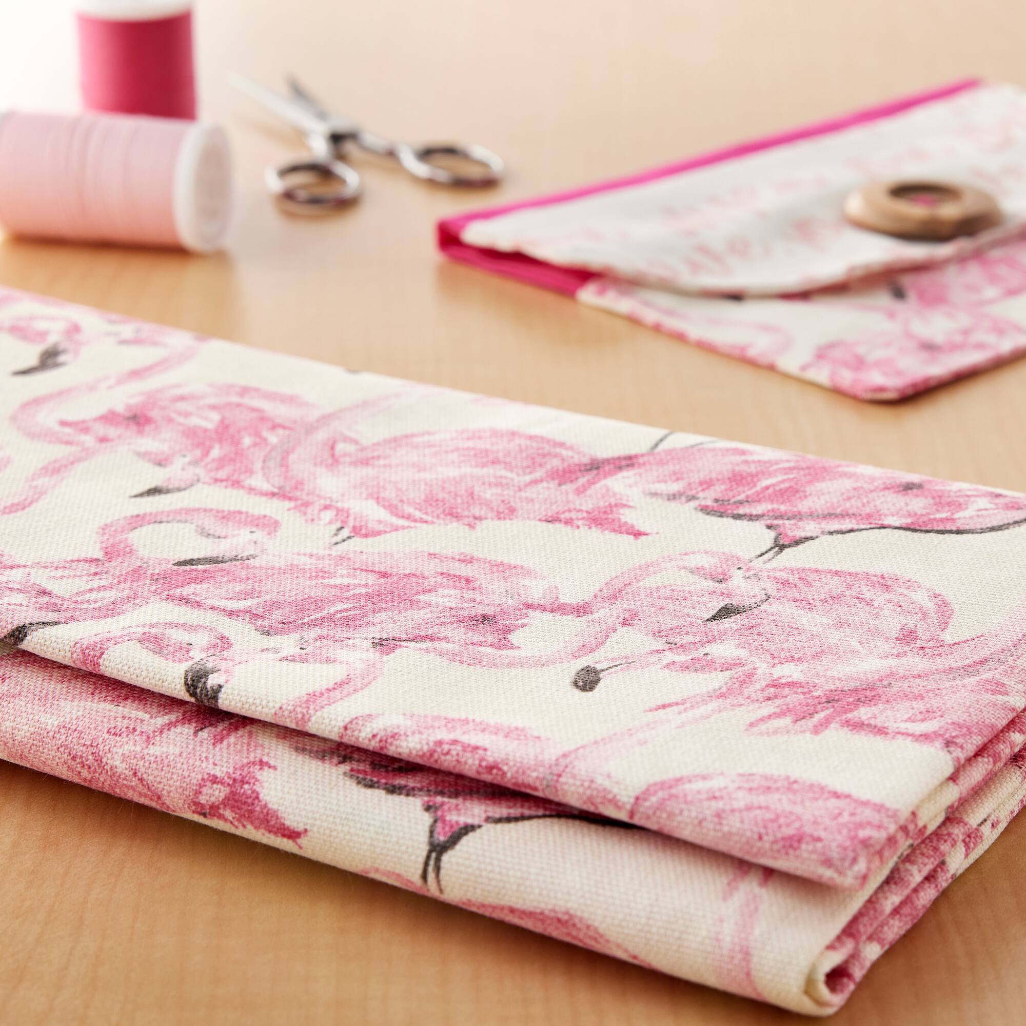 Waverly® Peony Social Beach Cotton Home Décor Fabric